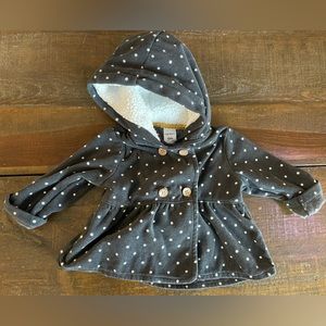 6M Carters fleece lined coat